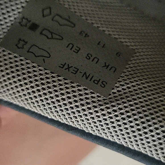 Size 11 blue suede womans slide on shoes by Hotter comfort walking casual - Picture 10 of 11